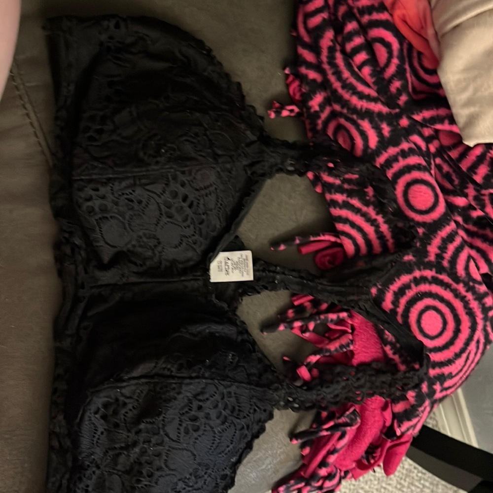 This is a black bralette